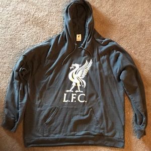 X-large Liverpool men’s grey hoodie